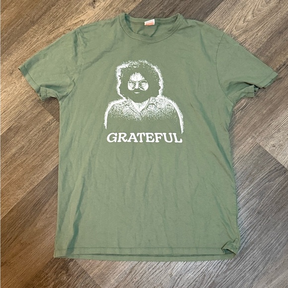 TSPTR Jerry Garcia Grateful Graphic Tee - Olive - Picture 1 of 3